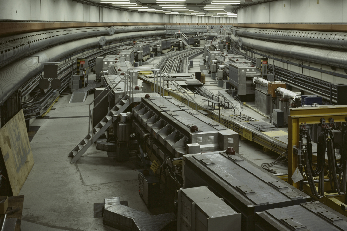  A section of the Intersecting Storage Rings, the world's first hadron collider. (Image: CERN) 