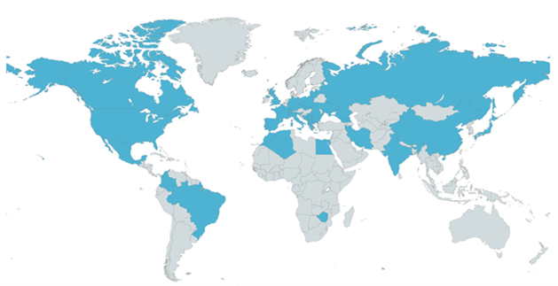 Map of PTMC classes